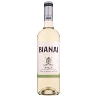Botella vino bianai blanco