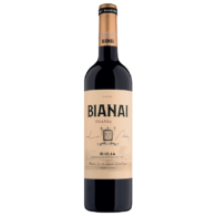 Botella vino bianai crianza