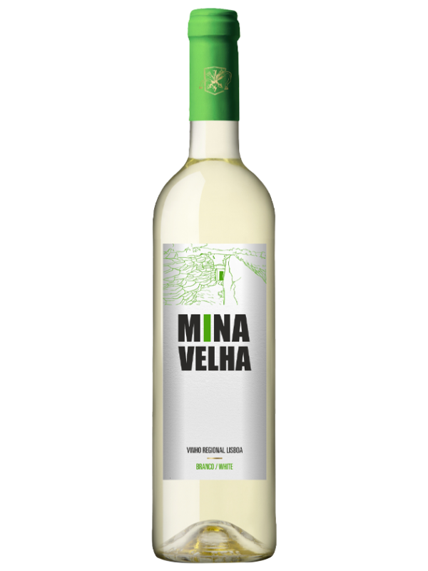 Botella vino Mina Velha blanco