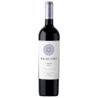 Botella vino Sol de chile cabernet carmenere